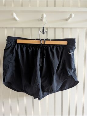 Nike Black Running Shorts with Swoosh